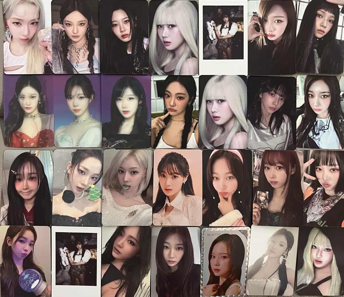 [일괄 양도]에스파 포토카드 일괄 판매