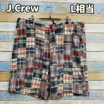 J.CREW 패치워크 하프 팬츠 멀티 컬러 38 L 상당 [ 가298 ]