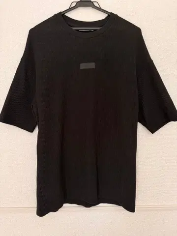 ZARA 리브 T셔츠 블랙