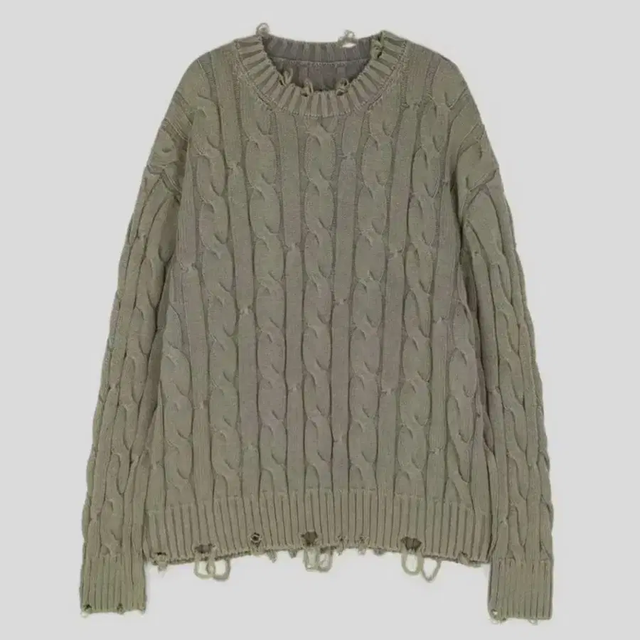 ETCE 리버시블 니트 REVERSIBLE KNIT SAND-GREY M