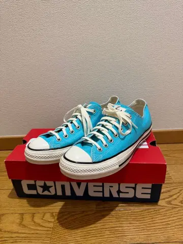 완판템 거의 미사용 ALL STAR AGED CL OX 터콰이즈 27cm