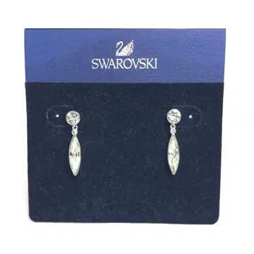 SWAROVSKI 스와로브스키 귀걸이 드롭 클리어 교수형