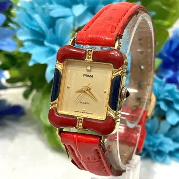 [ 초레어 ] ORIENT PUMA 손목시계 다이아몬드 레드 골드 일본