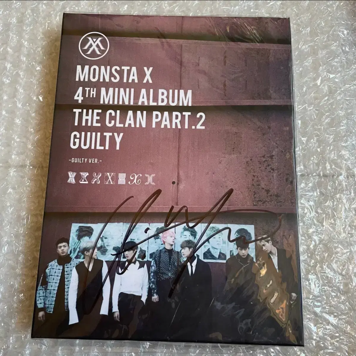 몬스타엑스 기현 싸인 앨범 THE CLAN PART 2