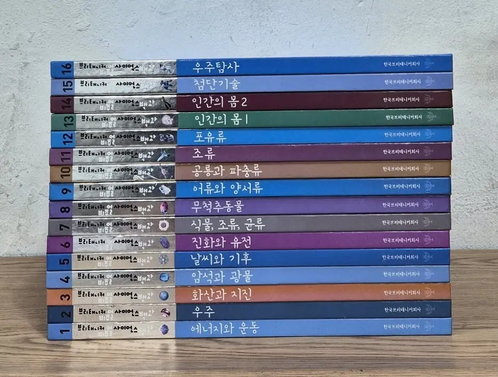 브리태니커 사이언스 백과 전질 16권