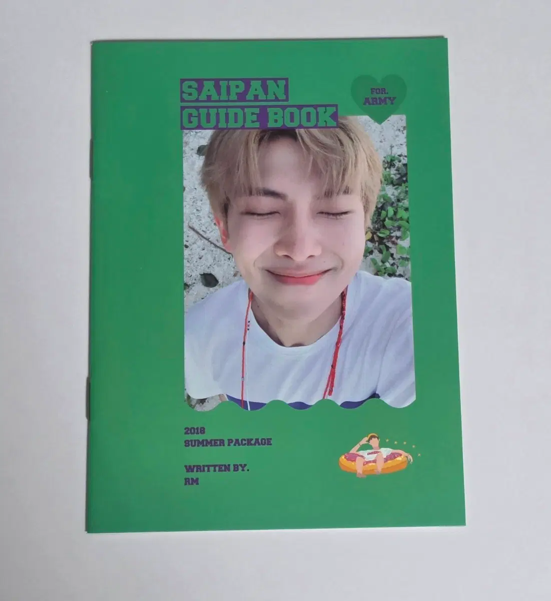 수수료 포함 가격)방탄 남준 포카 2018 썸머패키지,써머패기지 사이판 가이드북 BTS bts rm RM summerpackage pc photobook guidebook
