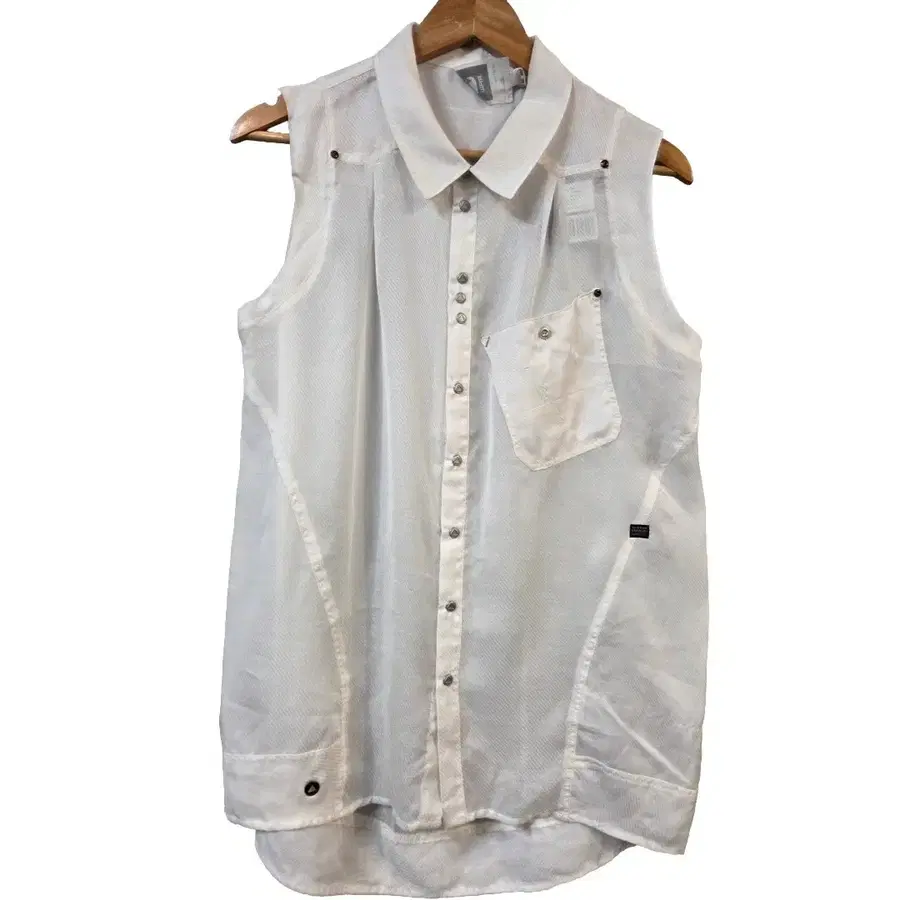 G-Star RAW 민소매 셔츠 화이트(M)