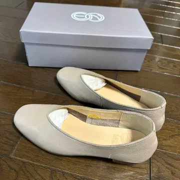 키다리 아저씨 플랫슈즈 베이지 23.5cm