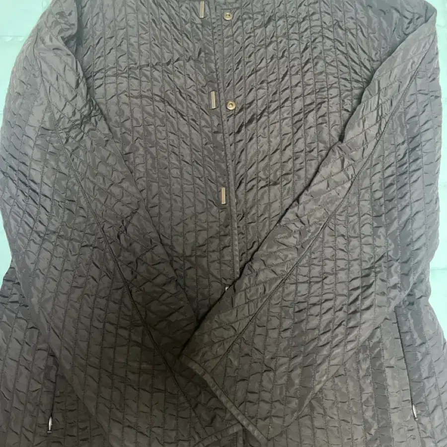 퀼팅 자켓 블랙 Armani