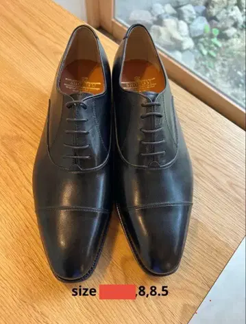 SHOEISM 스트레이트 팁 블랙 약 26cm