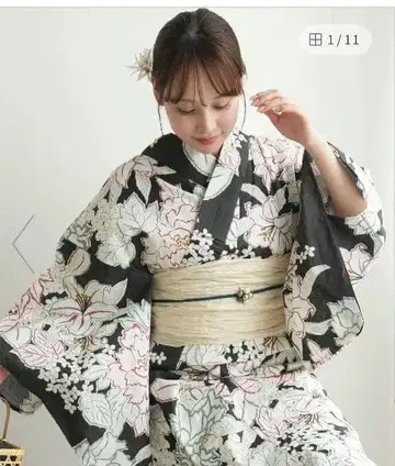 유카타 utatane 헤코오비 조리 세트 불꽃축제 유스즈미