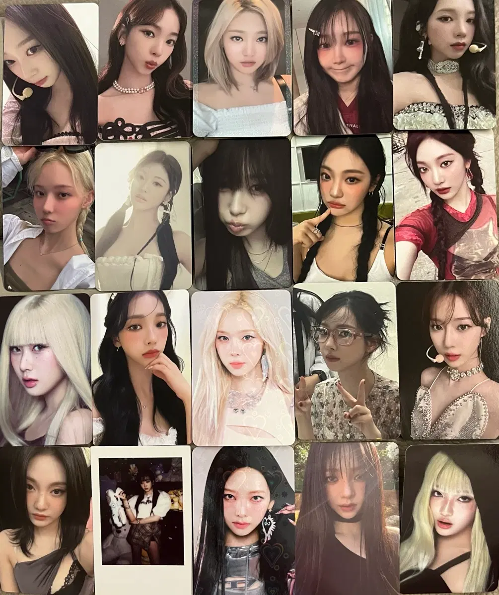 [일괄 양도]에스파 포토카드 일괄 판매