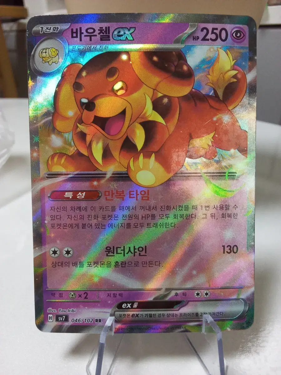 바우첼 ex sv7 RR 046/102