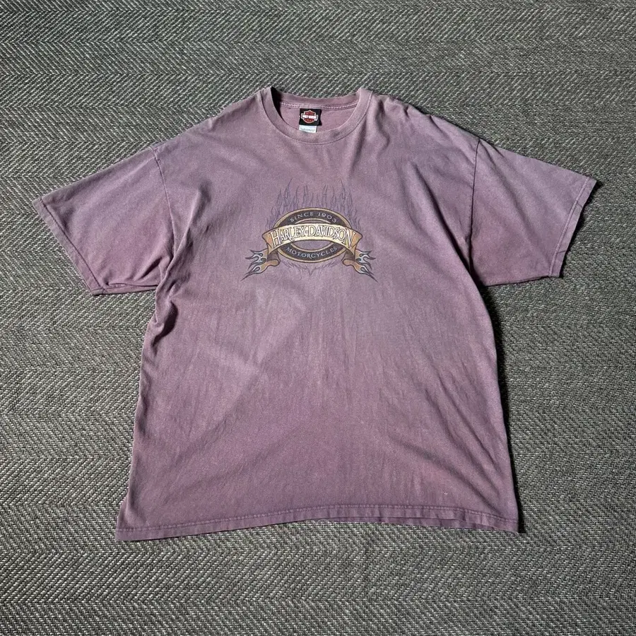USA 할리 데이비슨 Sioux Falls 빈티지 티셔츠 (2XL)