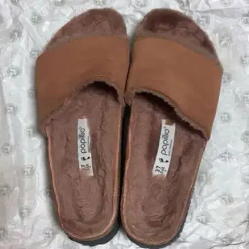 버켄스탁 파피리오 퍼 샌들 37/24.0cm