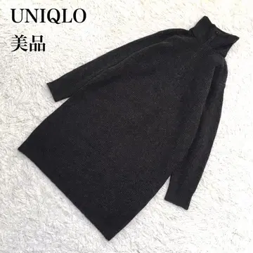 UNIQLO 유니클로 수플레얀 원피스 니트 그레이 S U409