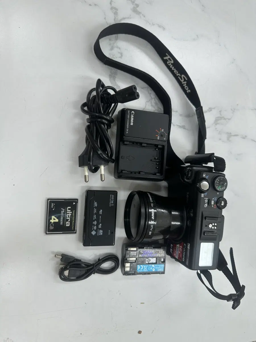 상태좋은 캐논 파워샷 G5 풀세트 빈티지 디카 팝니다