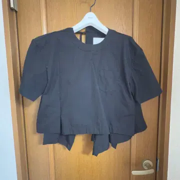 Sacai 2024 티셔츠 블랙