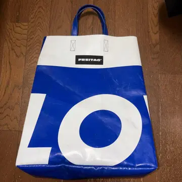 FREITAG 토트백 블루 화이트