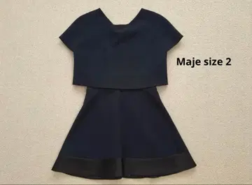 [ 새상품급 ] maje 마쥬 미니 원피스 네이비