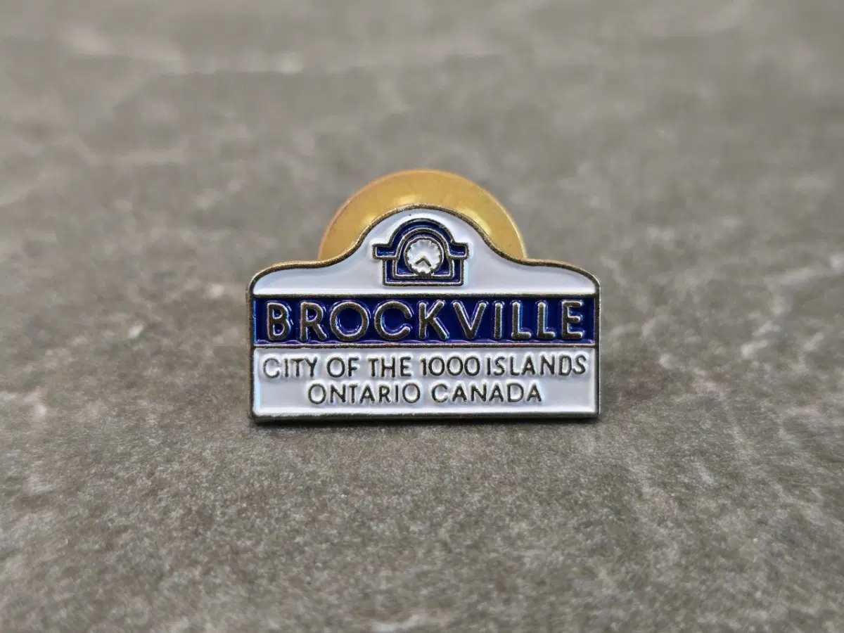 캐나다 브록빌(Brockville) 1000 아일랜드 기념 빈티지 뱃지
