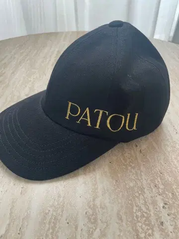 PATOU 야구 모자 블랙