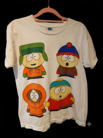 South Park 티셔츠 화이트 S 사이즈 사우스 파크 vintage
