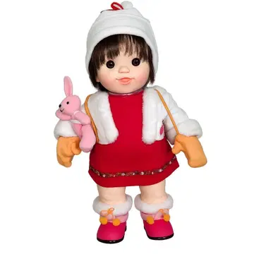 미사용 박스 포함 젤리피부 여아 포포짱 체리 코트