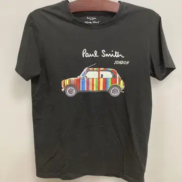 폴스미스 Paul Smith 티셔츠 미니쿠퍼 스트라이프 블랙 M