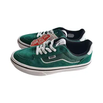 [ 미사용 택 포함 ] VANS 반스 스니커즈 그린/화이트 24cm