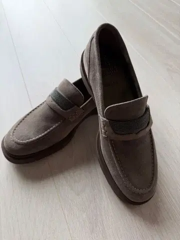 BRUNELLO CUCINELLI 스웨이드 로퍼