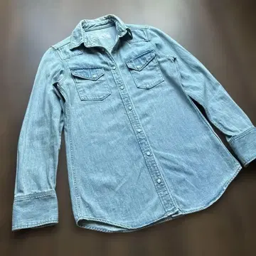 [새상품급] DEUXIEME CLASSE 데님 셔츠 긴팔