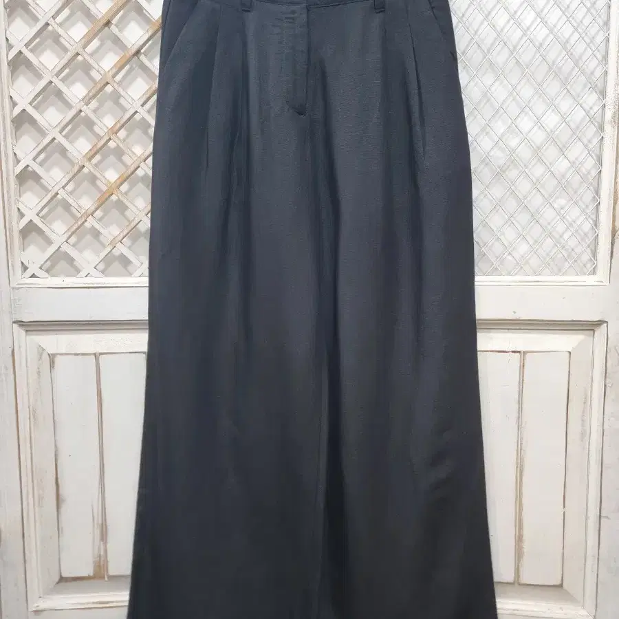 무신사 린넨  와이드 팬츠 (D361