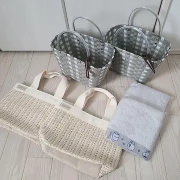 코메다 커피 토트백 핸드 타월 총 6종 세트