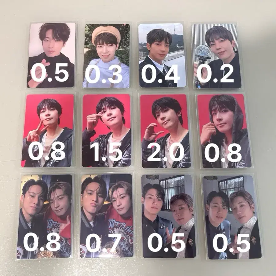 세븐틴 원우 민규 포토카드 포카 pc 양도