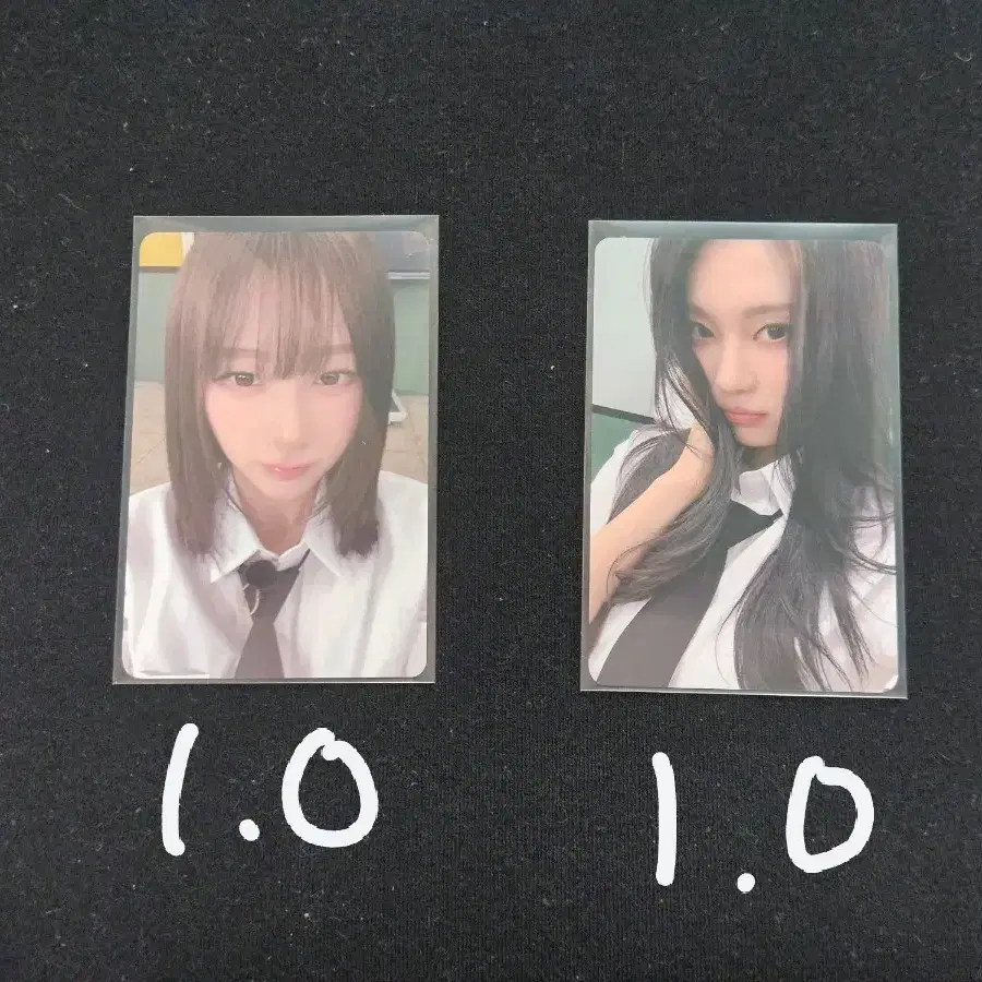 에스파 지젤 닝닝 교복 포카