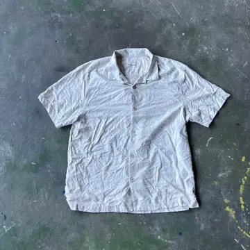 Tommy Bahama 타미바하마 반팔 셔츠 오픈 카라 실크