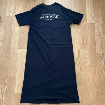 스노우피크 반팔 원피스 블랙