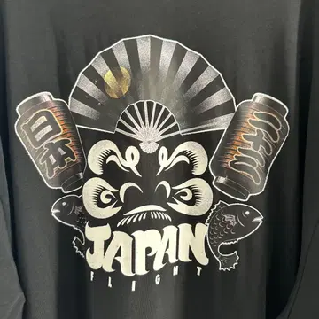 조던 T셔츠 JAPAN FLIGHT 백 프린트 빅 실루엣
