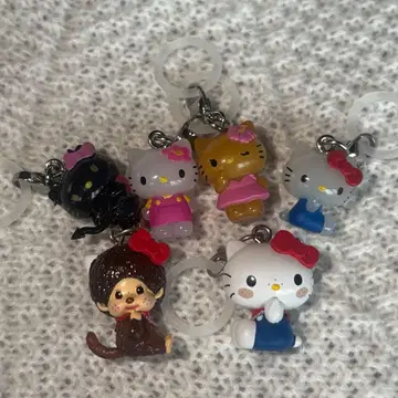 헬로키티 몬치치 메지루시 액세서리 세트
