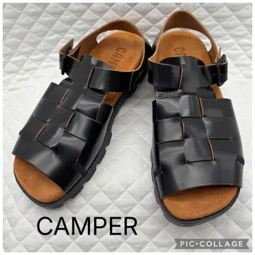 컨디션 최상 CAMPER 캠퍼 블루투스 가죽 샌들 42 매입 견적서 있음