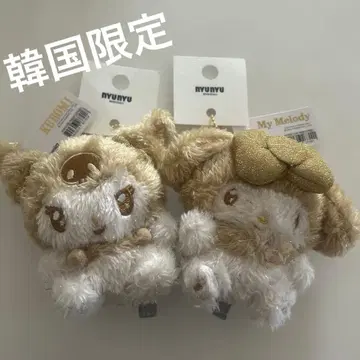 한국 한정 Sanrio 쿠로미 마이멜로디 키링 봉제 인형