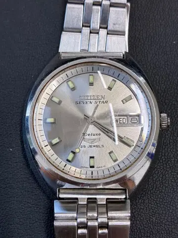 [ 작동품 ] Citizen SevenStar 25Jewel 자동 시계