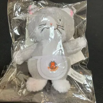 봉제 인형 마스코트 라멘 빨간 고양이 사사키