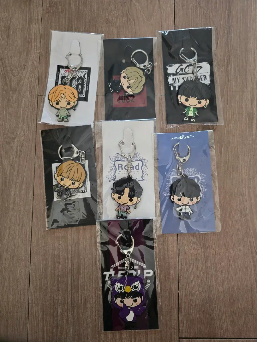 Got7 유겸 키링 7개 일괄