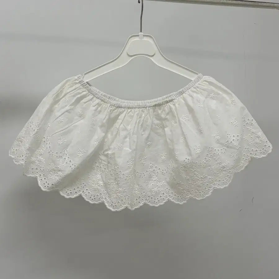 레이스 레이어드 스커트