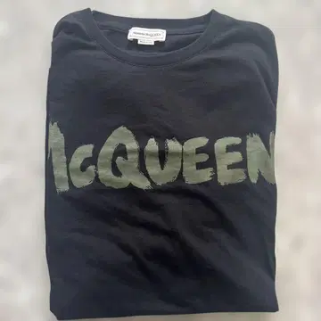 Alexander McQueen 로고 프린트 티셔츠