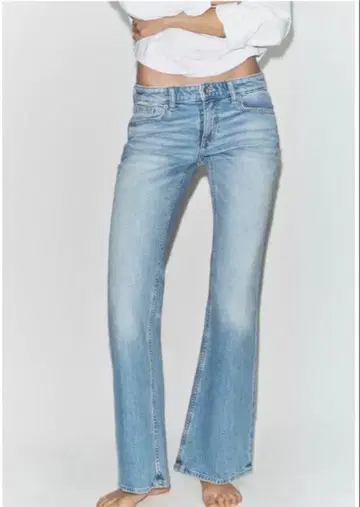 ZARA 택 포함 부츠컷 데님 팬츠 34