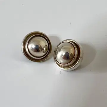 조지 젠슨 실버 SV925 돔형 귀찌