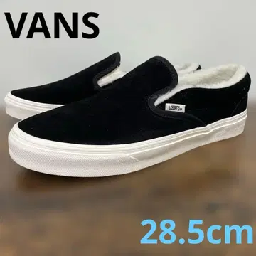 반스 클래식 슬립온 28.5cm 블랙 보아 스웨이드